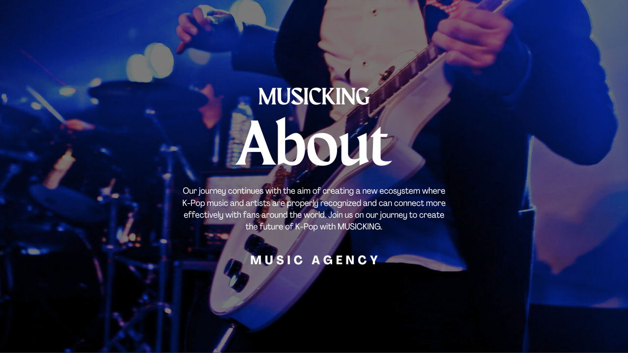 K-Pop 아티스트 섭외 플랫폼 - 뮤직킹